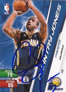DAHNTAY JONES INDIANA PACERS SIGNED CARD NUGGETS CLEVELAND CAVALIERS HAWKS - Picture 1 of 1