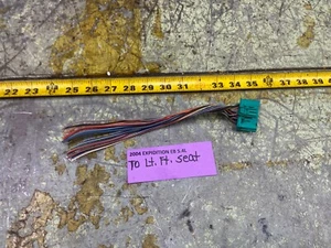 03-06 EXPEDITION  TO LEFT FRONT DRIVER SEAT  GREEN CONNECTOR PIGTAIL - Picture 1 of 21