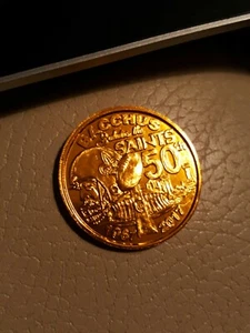 new orleans saints 50th anniversary mardi gras doubloon rare bacchus 1967 2017 - Picture 1 of 2
