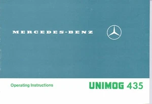 Mercedes-Benz Unimog 435 U1300L U1700L RHD OM 366/A Betriebsanleitung - NEU - Bild 1 von 1