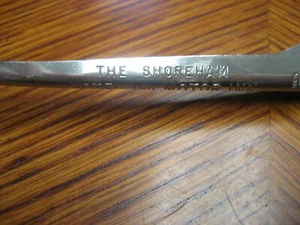 THE SHOREHAM HOTEL AND MOTOR INN BOTTLE OPENER AND SPOON Washington DC - Picture 1 of 9