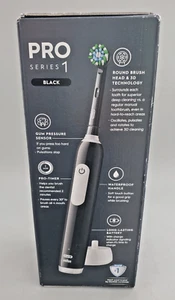 Oral-B Pro Series 1 Electric Toothbrush 3D Cleaning - BLACK - Picture 1 of 8