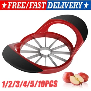 12-Blade Apple Slicer Stainless Steel Ultra-Sharp Apple Corer New - Picture 1 of 10