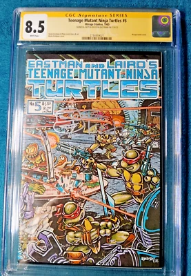 Teenage Mutant Ninja Turtles #5 CGC 8.5 (Mirage Studios 1985) - Image 1 of 4