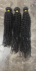 Kinky Curly, Top Virgin Human Hair 26,28,30” Bundles - Picture 1 of 8