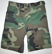 Tru-Spec Military Tactical Camo Cargo Hunting Hiking Shorts Youth Boys Size 10