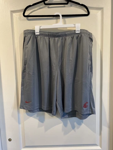 Washington state cougars on field player shorts Mens Size XXL 2XL AR6915-002 Cover
