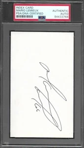 Mario Lemieux Pinguine signed Autogramm 3x5 INDEX CARD PSA / DNA AUTHENTIC - Bild 1 von 2
