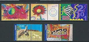 AUSTRALIA 2001 FRANCOBOLLI SALUTI "COLOUR MY DAY" NON MONTATI COME NUOVI, MNH - Foto 1 di 1