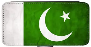 Pakistan Pakistani National flag iPhone Pixel Galaxy Grunge Printed Flip Wallet - Picture 1 of 9