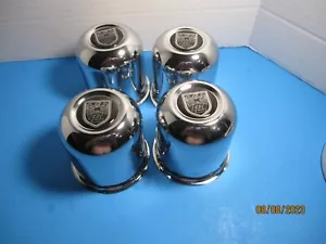 4 CENTER CAPS STEEL CHROME 5 LUG CONVO PRO CENTER LINE WHEELS VINTAGE 3.17" OD - Picture 1 of 1