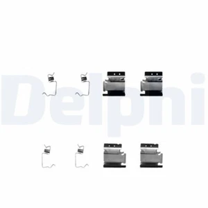 DELPHI Zubehörsatz, Scheibenbremsbelag Hinten Vorne LX0313 - Bild 1 von 2