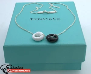Tiffany & Co Elsa Peretti Eternal Circle Sterling Silver Necklace - Picture 1 of 6