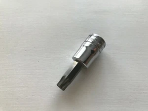 2001 Snap-on Tools USA 3/8" Drive T45 TAMPER TORX Bit Chrome Socket FTXR45E - Picture 1 of 5