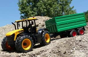 RC Traktor JCB FASTRAC + Anhänger in XL Länge 70cm "Ferngesteuert"  405300-1 - Bild 1 von 10