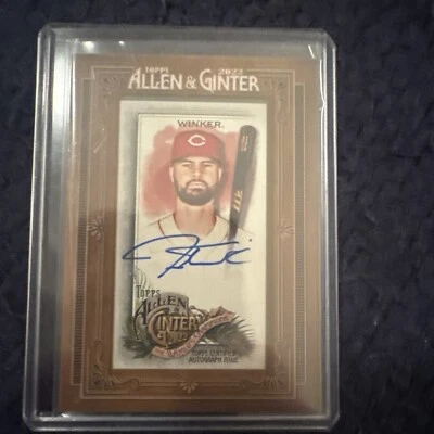 2022 Topps Allen & Ginter - Framed Mini Autographs #MA-JW Jesse Winker (AU) - Image 1 of 2