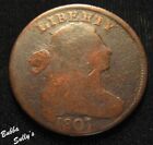 1807 Draped Bust Large Cent Large Fraction G to VG Details