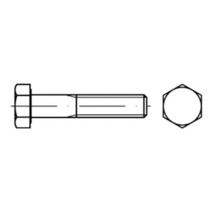 Sechskantschrauben DIN 931 10.9 M 20x160 Zn A2F 009311100200160 (10 Stück) - Bild 1 von 1