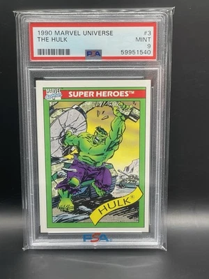 1990 IMPEL MARVEL UNIVERSE SUPER HEROES HULK #3 PSA 9 🔥 - Image 1 of 2