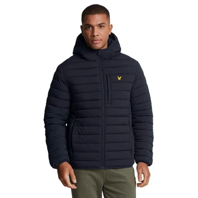 Lyle & Scott Mens Stretch Lightweight Quilted Jacket - Dark Navy - M - Image 1 of 4