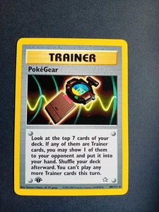 Pokemon Card: Neo Genesis 1st Edition Rare: Pokegear 88/111 - Picture 1 of 10