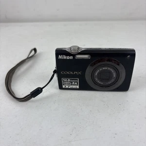 Nikon CoolPix S3000 12MP 4X Wide Optical Zoom Digital Camera Untested No Cords - Picture 1 of 9