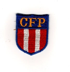 CFP, Red White & Blue Shield, Patch - Picture 1 of 1
