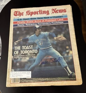 Dave Stieb Signed Autographed 1983 Sporting News Beauty ! Toronto Blue Jays - Picture 1 of 3