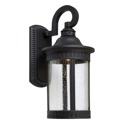Forte Lighting 17101-04 Signature LED 16 inch Black Outdoor Wall Light - Image 1 of 3