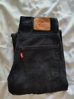 Levi's 550 27 X 27 Black Jeans Relaxed
