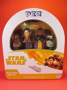 PEZ Star Wars Han Solo Collectible Tin Chewbacca Disney Lucasfilm NEW - Picture 1 of 7