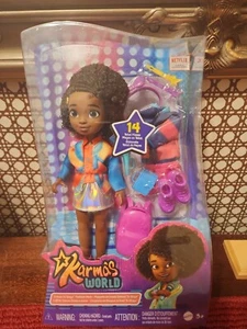 KARMA'S WORLD SCHOOL TO STAGE Muñeca Moda 14 Piezas Mochila 2022 Netflix - Imagen 1 de 2