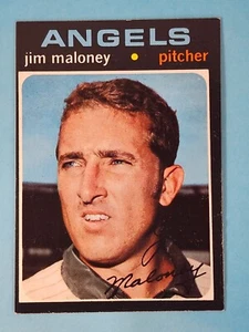 1971 Topps Jim Maloney California Angels #645 EX-NM ⚾ - Foto 1 di 10
