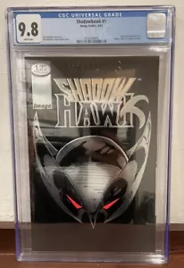 Shadowhawk #1 CGC 9.8 Bild 1992 Valentino geprägte Folienabdeckung - Bild 1 von 1