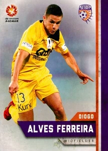 2015 2016 PERTH GLORY A-League Card DIOGO ALVES FERREIRA - Picture 1 of 3