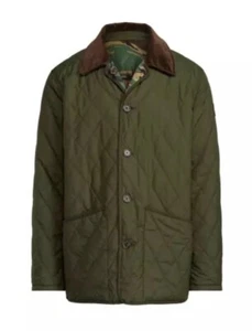 POLO Ralph Lauren Hayfield Reversible Quilted Jacket Olive Camo Size XXL NWT - Picture 1 of 10