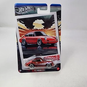 CHASE * '67 Porsche 911 R 5/5 * Spectraflame Dark RED * 2025 Hot Wheels National - Picture 1 of 3