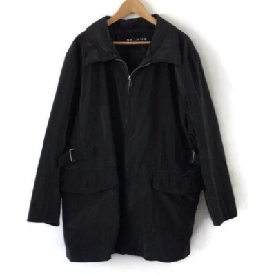 Chaqueta Avenue para mujer 22 24 abrigo negro cremallera peso pesado Foto 1 de 4