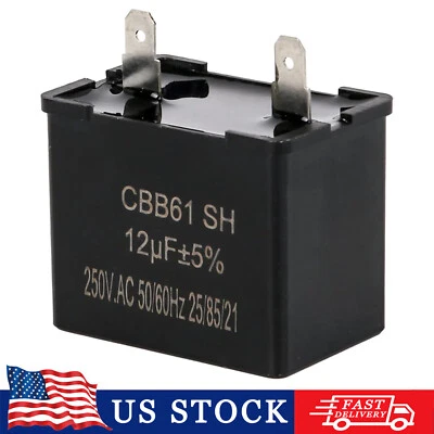 Condensador de funcionamiento del refrigerador RC2129 para Whirlpool W10662129 12 MFD 250 voltios Foto 1 de 4