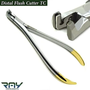 Dental Distal End Flush Cutter TC Safety Cut & Hold Arch Wire Orthodontics Plier - Picture 1 of 3