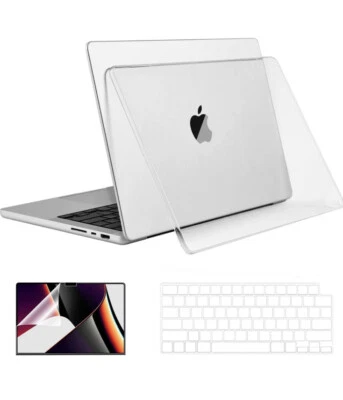 Hard Case Clear Compatible for Macbook Pro 16 Inch Case Release 2022 2021 Clear - Image 1 of 2