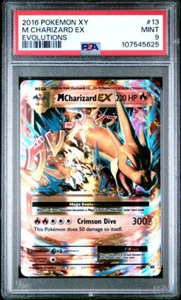 JCC Pokémon PSA 9 M Charizard EX #13 Evoluciones ¡¡ENVÍO GRATUITO!!! - Imagen 1 de 2