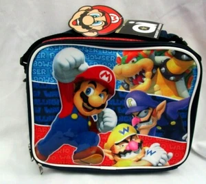 Super Mario Brothers Villains 9.5" Insulted Lunch Bag Lunchbox-Brand New! - Picture 1 of 1