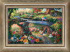 Thomas Kinkade Studios Disney Alice in Wonderland 18 x 27 LE Canvas G/P Framed