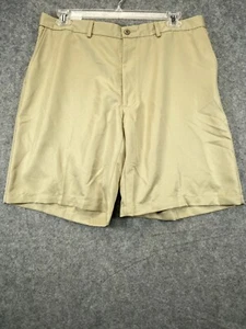 Savane Khaki Shorts Mens 36 Brown Chino Comfort Waist Casual Workwear Mens - Picture 1 of 8