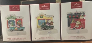 Hallmark 2023 Keepsake “Happy Holiday Parade” Set Of 3 Ornaments NEW - Picture 1 of 4