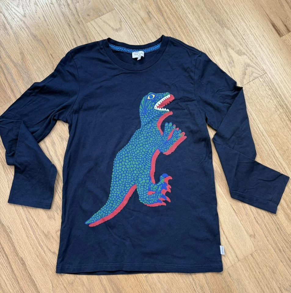 Paul Smith Long Sleeve Top, Boys, Size 10A, Dinosaur, Worn - Image 1 of 4