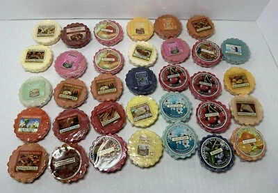 Yankee Candle Wax Potpourri Tarts Melt Lot of 34  Scents NEW OLD STOCK RARE - Image 1 of 4