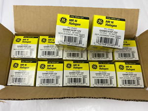 GE Q50MR16/SP-12 PC:25483 Q50MR16 EXT 12V 50W MR16 Halogen Light Bulb Lot of 12