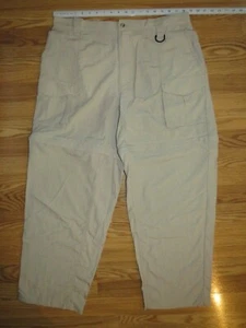 COLUMBIA mens XL (38) x30/ 7.5" PFG FISHING/ HIKING PANTS/ SHORTS convertible - Picture 1 of 10